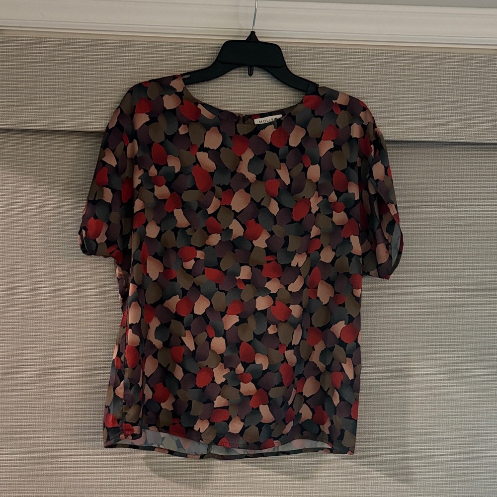 Molly Bracken Chic Patterned Women's Blouse